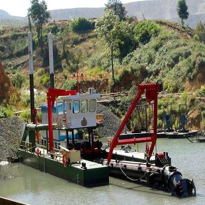 US 100000/Set Dredger hidráulico Diesel Enigne personalizado com bomba de sucção e vara de âncora