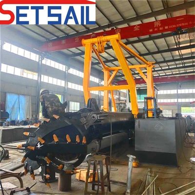 Dredger de sucção com cortador hidráulico com distância de descarga de 15 km e motor a diesel importado