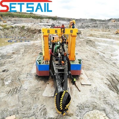 Weichai Diesel Engine 6 Inch Cutter Suction Sand Dredger para mineração de areia pesada