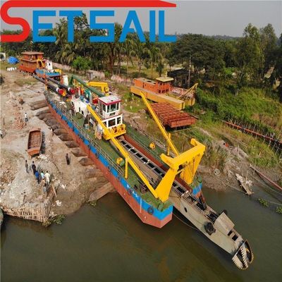 736kw motor auxiliar movido por ciclone tipo 28 polegadas cortador sucção de areia dragadora para rio