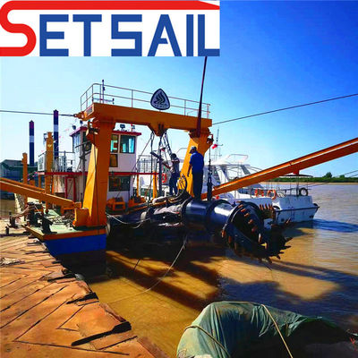 Dredger de areia de sucção de cortador personalizado para manutenção pós-venda no rio e ao longo da vida