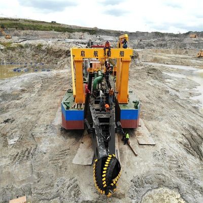 57m Head Cutter Suction Dredger com 1900 R/M Velocidade de rotação e longo tempo de trabalho