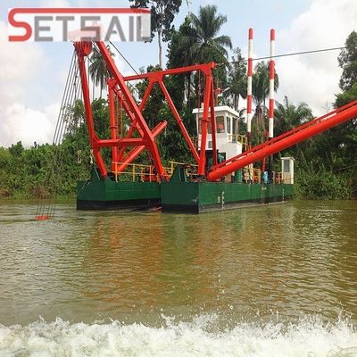 650 mm Diâmetro do tubo de sucção Dredger de cortador hidráulico para extração de areia de reservatório