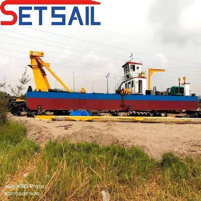 Excavação subaquática cortador de sucção draga com 55m cabeça e 2000m distância de descarga