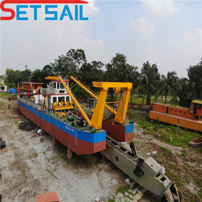20 Inch Cutter Suction Barge Sea Sand Dredger Projetado com Ciclone Tipo Hidrociclone