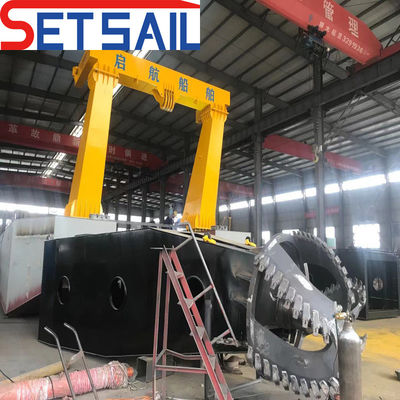 Solução de dragagem de Bangladesh 5000m3 Segadora de sucção de cortador com motor a diesel Cummins