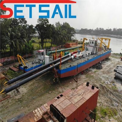 1200 metros cúbicos por hora Cortador Sucção Dredger de areia do rio para o rio de água interna