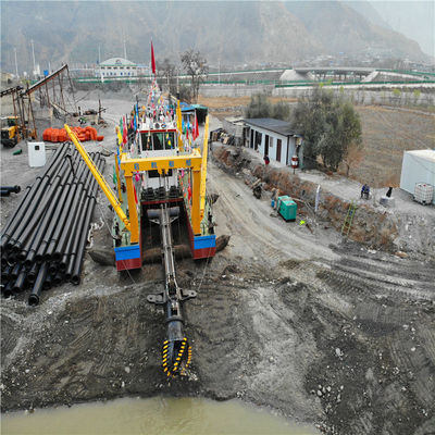 Dredger de sucção de corte com espessura da placa lateral de 6 mm-20 mm e sistema hidráulico Rexroth