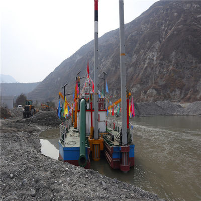 Shijiazhuang bomba dupla 22 polegadas cortador sucção draga para areia e 4500m3 fluxo de água