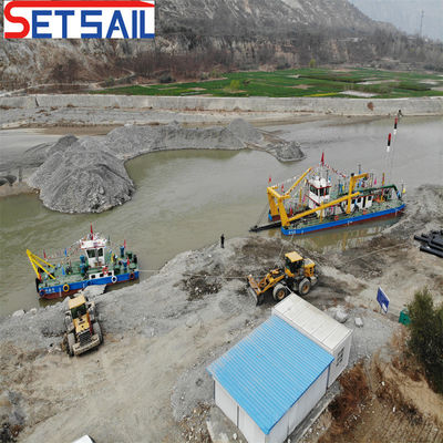 CTN Slot Tipo personalizado 22 polegadas de cortador de sucção Dredger de areia do rio para estrutura de caixa de lago