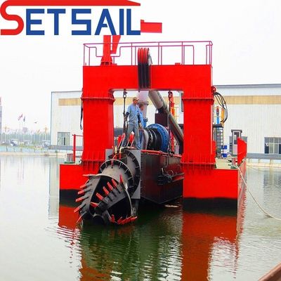 Dredger de sucção de 20 polegadas com bomba subaquática de alta capacidade 750-1000 metros cúbicos