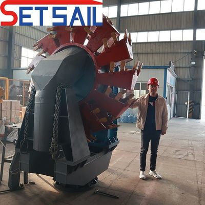Consumo total de combustível 34L-518L/H Equipamento de dragagem hidráulica para dragagem de areia
