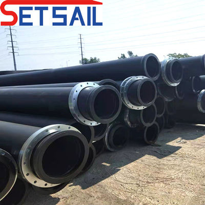 Material HDPE redondo durável de dragagem tubo de areia de sucção pagamento inicial pagamento integral