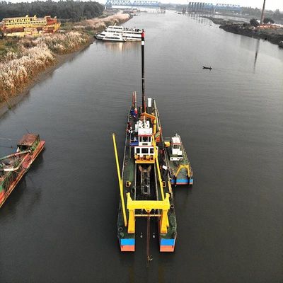 US 100000/Set Dredger hidráulico Diesel Enigne personalizado com bomba de sucção e vara de âncora