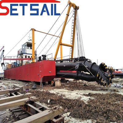Técnica aséptica de Zinc Spelter Motor Diesel de 8 polegadas Cortador Hidráulico Sucção Dredger