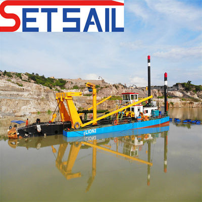 QHCST-61 Controle hidráulico Diesel Enigne Cutter Suction Dredger para dragagem de reservatórios