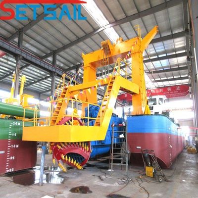 800m3 cortador de fluxo de água hidráulico dragadora de sucção para zinco Spelter técnica asséptica