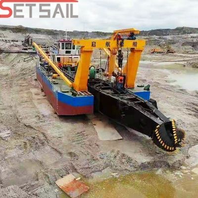 GPS Cummins Motor Diesel Cutter Sucção de lama de dragagem com Wn200-Wn1000 tamanho da bomba