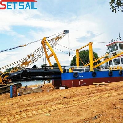 Dredger de sucção de cortador de 10 polegadas para areia de rio em embalagem Tamanho 3100.00cm * 550.00cm * 148.00cm