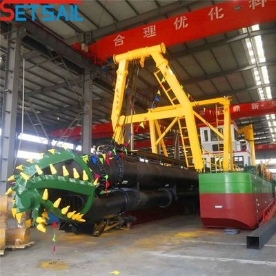 Dredger de sucção de cortador de 10 polegadas para areia de rio em embalagem Tamanho 3100.00cm * 550.00cm * 148.00cm