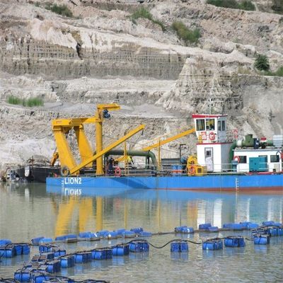 Motor a diesel 8 / 12/14 / 16/18/20/26 Inch River Sand / Lake Mud / Cutter Suction Dredger para projetos de dragagem