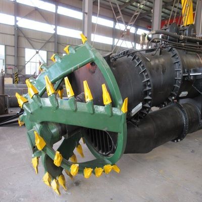 30kw-500kw Potência da cabeça do cortador cortador hidráulico Sucção de mineração dragadora para areia e ouro
