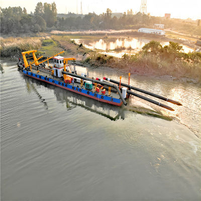 30kw-500kw Potência da cabeça do cortador cortador hidráulico Sucção de mineração dragadora para areia e ouro