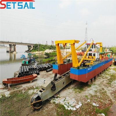 Dredger de sucção com motor a diesel Cummins e certificação CE