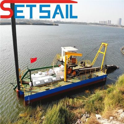 2000m3 de fluxo de água hidráulico diesel 12 polegadas cortador sucção lama dragadora com 50m cabeça