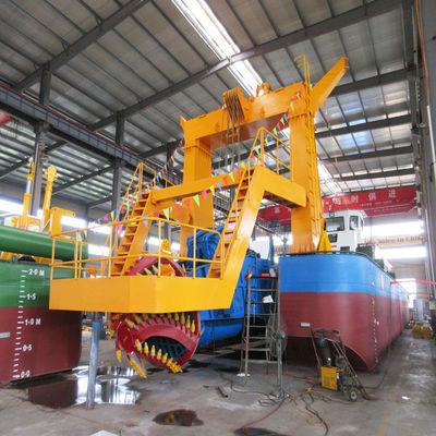 Cabeça de cortador hidráulico cortador de sucção dragagem de dragagem com sistema de controlo Siemens PLC