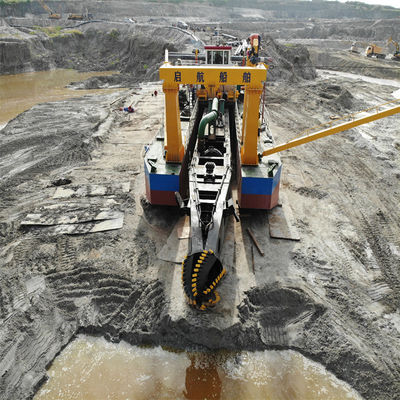 Cabeça de cortador hidráulico cortador de sucção dragagem de dragagem com sistema de controlo Siemens PLC