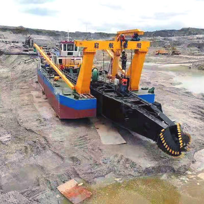 Cabeça de cortador hidráulico cortador de sucção dragagem de dragagem com sistema de controlo Siemens PLC