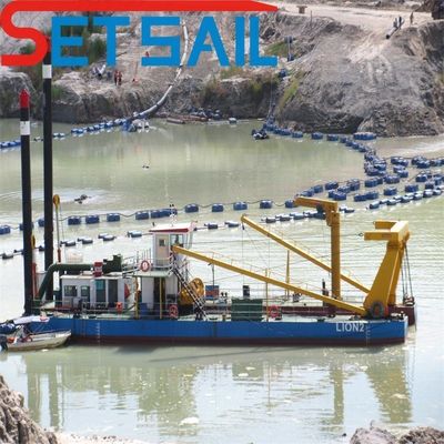 Dredger de sucção de corte com cabeça hidráulica confiável pelos clientes em todo o mundo