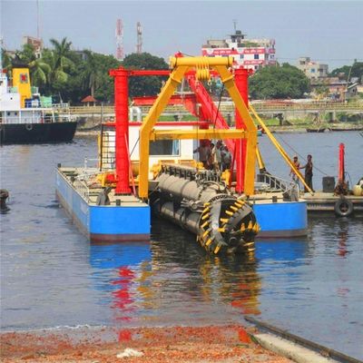 16 polegadas motor a diesel cortador hidráulico Sucção dragadora com 350 mm de diâmetro tubo de descarga