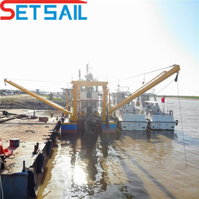 Dredger de areia de sucção de 16 polegadas com hidráulica e profundidade máxima de dragagem de 13 metros
