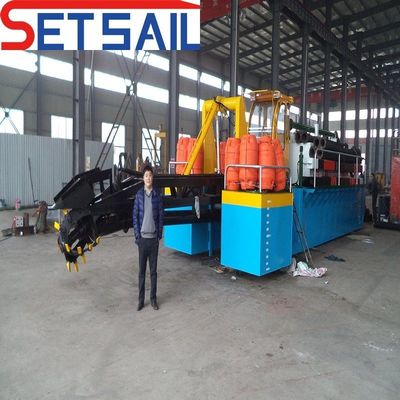 8 mm espessura da placa lateral 16 polegadas cortador de sucção dragadora com Rexroth sistema hidráulico
