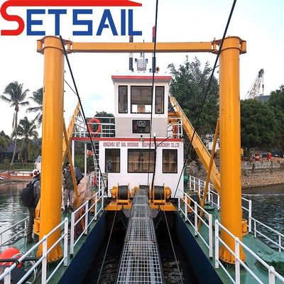 Dredger de sucção de cortador de 16 polegadas com cabeça de cortador hidráulico e forte força de corte