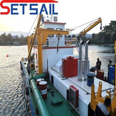 Dredagem de carga pesada QHCSE-5 Motor diesel River Mud Cutter Equipamento de dragagem por sucção