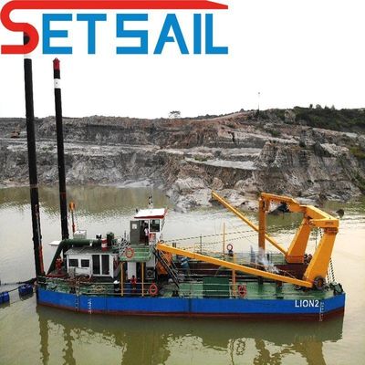 Equipamento de dragagem hidráulica Rexroth com bomba de sucção de cortador