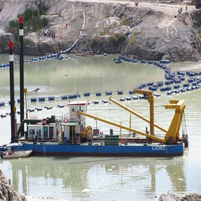 Equipamento de dragagem de cabeça de sucção de cortador com barra de ancoragem e espessura da placa do convés de 6-20 mm