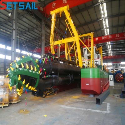 Controle de bomba hidráulica 14 polegadas de cortador de sucção dragadora com 1450 mm de diâmetro cabeça de cortador