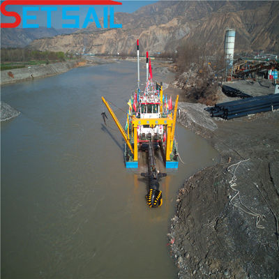 Equipamento de dragagem de sucção de cortador de energia elétrica Largura 3,2-12,2 m Tipo de ciclone Hidrocíclone