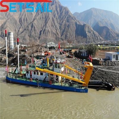 Equipamento de dragagem de sucção de cortador de energia elétrica Largura 3,2-12,2 m Tipo de ciclone Hidrocíclone