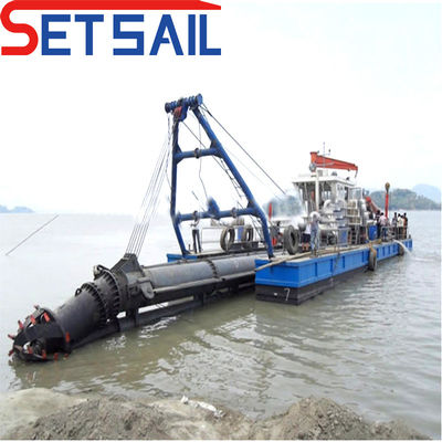 14 Inch Cutter Suction Lake Sand Dredger com Mornitoring e Cumins 447kw Motor