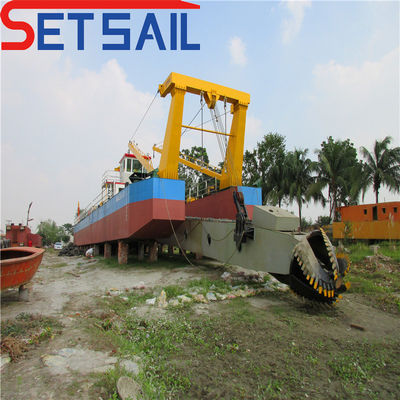 14 Inch Cutter Suction Dredger com 70kw-110kw Cutter Power e Fluxo de Água de 2000m3/H