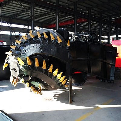 Dredger de sucção com motor a diesel com certificação CE e fluxo de água de 450-20000m3