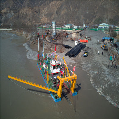 Dredger de areia de sucção de 12 polegadas com 2000m3 de fluxo de água e bomba de areia de Shijiazhuang