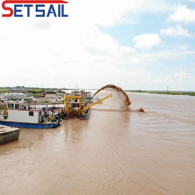 Bomba de areia do rio Shijiazhuang 12 polegadas cortador sucção de lama dragadora 1450mm cabeça de corte
