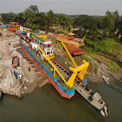 160kw-3000kw Cummins Customized Cutter Suction Sand Dredger Machine para projeto de dragagem
