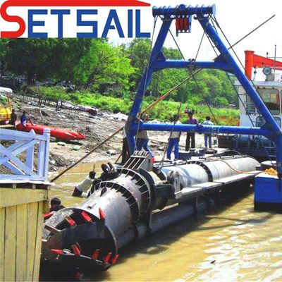 60-4000m3 Capacidade Siemens PLC cortador hidráulico dragadora de sucção com medidor de fluxo de água